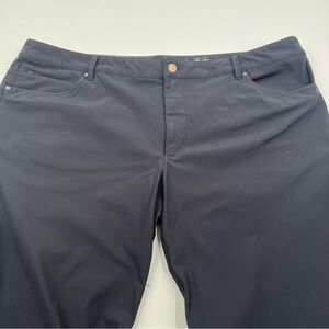 7 Diamonds Infinity Mens Performance Pants Dark Gray 4-Way Stretch Tech Chino 44